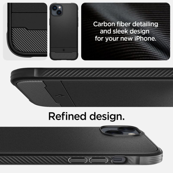 Spigen - Θήκη Rugged Armor με MagSafe για iPhone 14, Matte Black