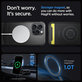 Spigen - Θήκη Rugged Armor με MagSafe για iPhone 15 Pro Max, Matte Black