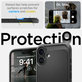 Spigen - Θήκη Rugged Armor με MagSafe για iPhone 16, Matte Black