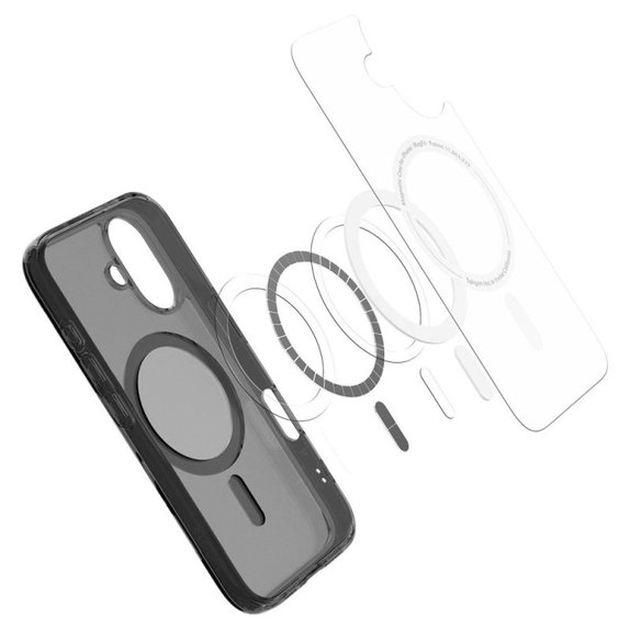 Spigen - Θήκη Ultra Hybrid "T" με MagSafe για iPhone 16, Frost Black