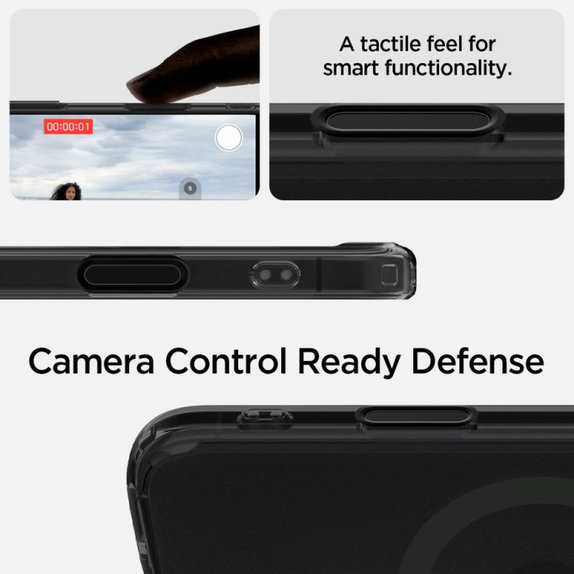 Spigen - Θήκη Ultra Hybrid "T" με MagSafe για iPhone 16, Frost Black