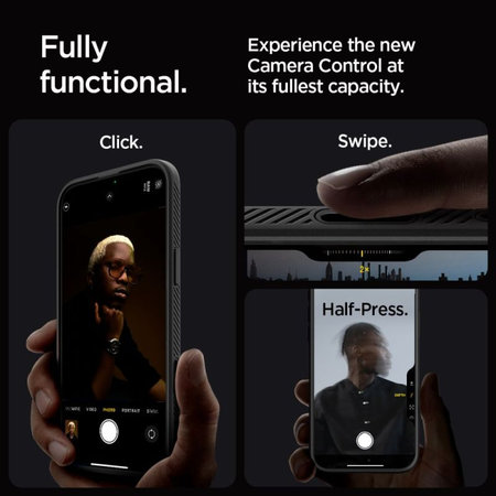 Spigen - Θήκη Liquid Air "T" με MagSafe για iPhone 16 Pro, Matte Black