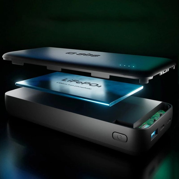 SBS - PowerBank 20000mAh, 10W, Infinity, LiFePO4, USB-C/USB-A, μαύρο