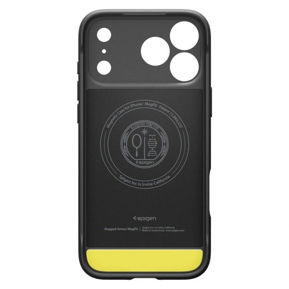 Spigen - Θήκη Rugged Armor με MagSafe για iPhone 17 Pro Max, Matte Black