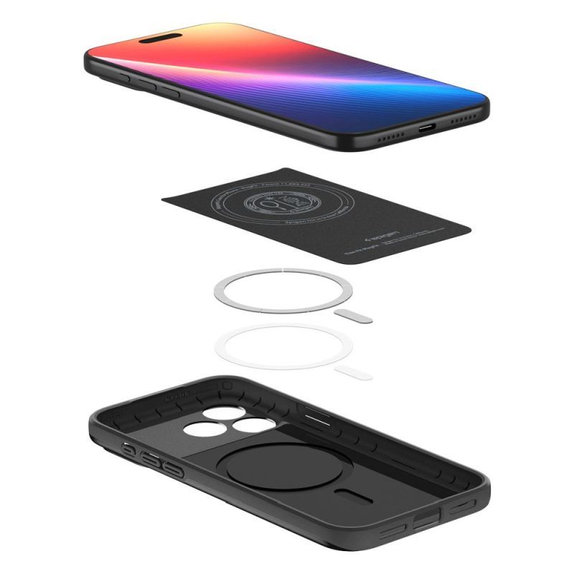 Spigen - Θήκη Thin Fit με MagSafe για iPhone 17 Pro Max, μαύρη