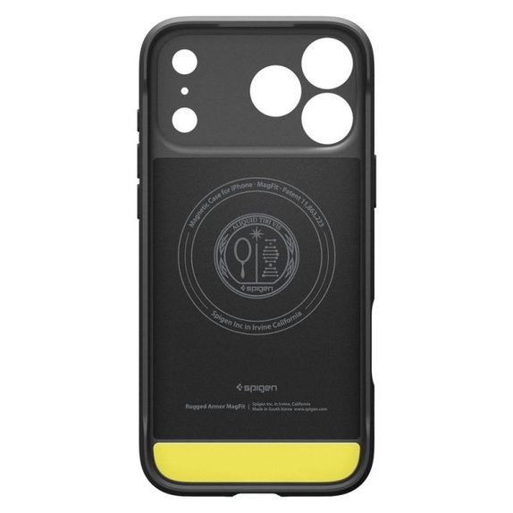 Spigen - Θήκη Rugged Armor με MagSafe για iPhone 17 Pro, Matte Black