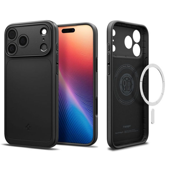 Spigen - Θήκη Thin Fit με MagSafe για iPhone 17 Pro, μαύρη