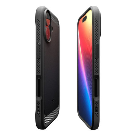 Spigen - Θήκη Rugged Armor με MagSafe για iPhone 17, Matte Black
