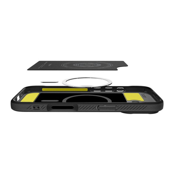 Spigen - Θήκη Rugged Armor με MagSafe για iPhone 17, Matte Black