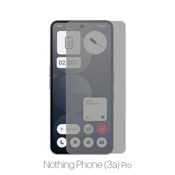 Υδροgel Anti-Spy - Προστατευτικό Οθόνης για Nothing Phone (3a) Pro | FixPremium