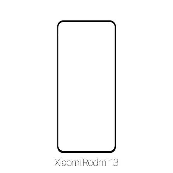 Προστατευτικό Γυαλί Full Cover για Xiaomi Redmi 13 | FixPremium