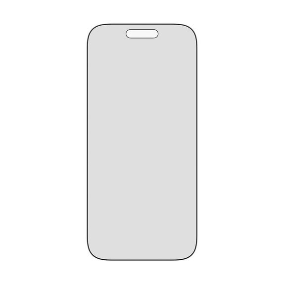 PanzerGlass - Σκληρό γυαλί UWF 2-Way Privacy με εφαρμοστή για iPhone 17 Pro, μαύρο