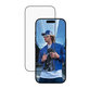 Σκληρυμένο γυαλί UWF με εφαρμογέα για iPhone 17/16 Pro, Μαύρο, PanzerGlass
