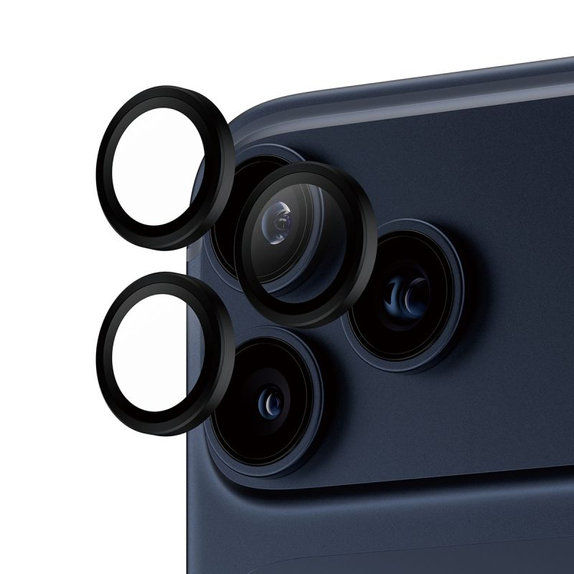 PanzerGlass - Προστατευτικό καλύμματος φακού Hoops για iPhone 17 Pro Max/17 Pro/16 Pro Max/16 Pro, μαύρο