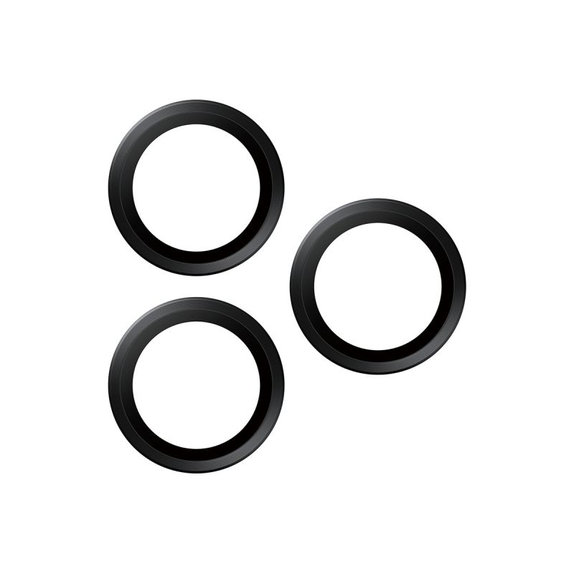 PanzerGlass - Προστατευτικό καλύμματος φακού Hoops για iPhone 17 Pro Max/17 Pro/16 Pro Max/16 Pro, μαύρο