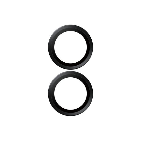 Προστατευτικό καλύμματος φακού Hoops για iPhone 17/16 Plus/16, μαύρο, PanzerGlass