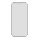 Προστατευτικό γυαλί UWF 2-Way Privacy με εφαρμογέα για iPhone 17 Air, Μαύρο, PanzerGlass