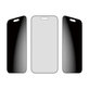 PanzerGlass - Σκληρό γυαλί UWF 2-Way Privacy με εφαρμοστή για iPhone 17 Air, μαύρο