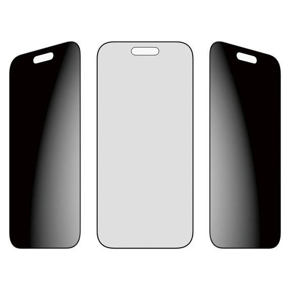 Προστατευτικό γυαλί UWF 2-Way Privacy με εφαρμογέα για iPhone 17 Air, Μαύρο, PanzerGlass