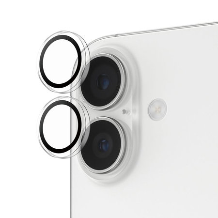 Προστατευτικό Φακού Κάμερας Hoops για iPhone 16, 16 Plus, 17, Transparent, PanzerGlass