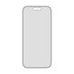Σκληρυμένο γυαλί UWF 2-Way Privacy με Fastfit για iPhone 17/16 Pro, Μαύρο, PanzerGlass