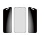 Σκληρυμένο γυαλί UWF 2-Way Privacy με Fastfit για iPhone 17/16 Pro, Μαύρο, PanzerGlass