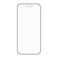 Προστατευτικό γυαλί UWF Stealth με Fastfit για iPhone 17/16 Pro, Μαύρο, PanzerGlass