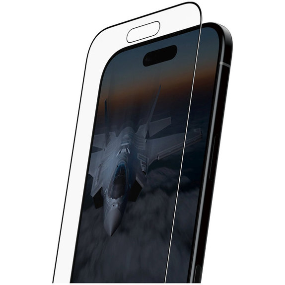 Προστατευτικό γυαλί UWF Stealth με Fastfit για iPhone 17 Air, Μαύρο, PanzerGlass