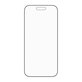 Προστατευτικό γυαλί UWF Stealth με Fastfit για iPhone 17 Air, Μαύρο, PanzerGlass
