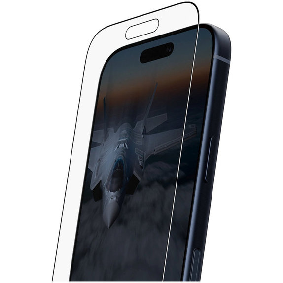 Προστατευτικό γυαλί UWF Stealth με Fastfit για iPhone 17 Pro, Μαύρο, PanzerGlass
