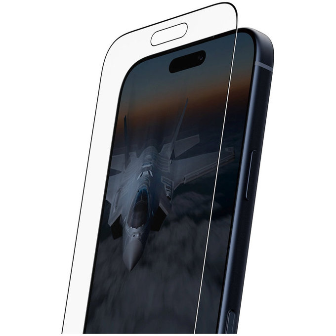 Προστατευτικό γυαλί UWF Stealth με Fastfit για iPhone 17 Pro Max, Μαύρο, PanzerGlass
