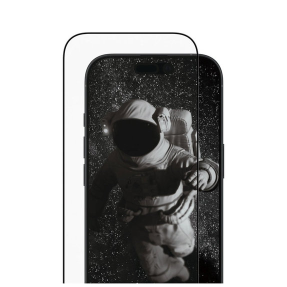 Σκληρυμένο γυαλί UWF Ceramic II με Fastfit για iPhone 17/16 Pro, Μαύρο, PanzerGlass