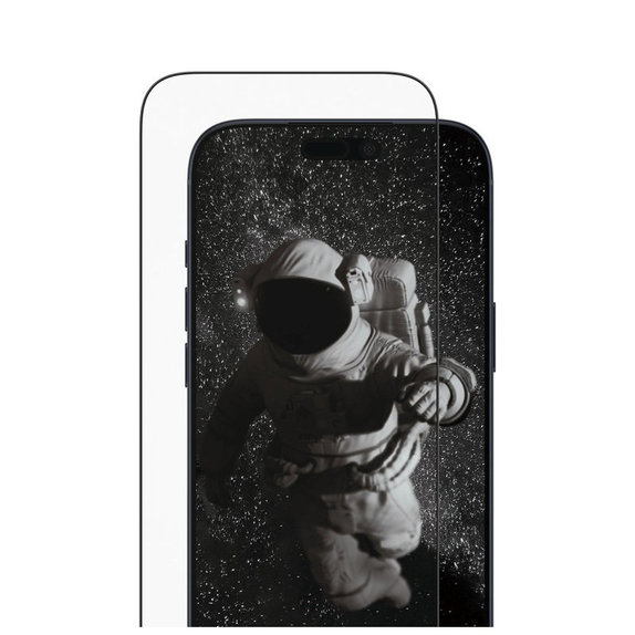 Προστατευτικό γυαλί UWF Ceramic II με εφαρμογέα για iPhone 17 Air, Μαύρο, PanzerGlass