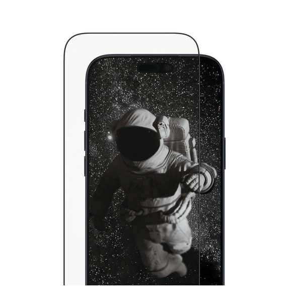 Προστατευτικό γυαλί UWF Ceramic II με εφαρμογέα για iPhone 17 Pro Max, Μαύρο, PanzerGlass