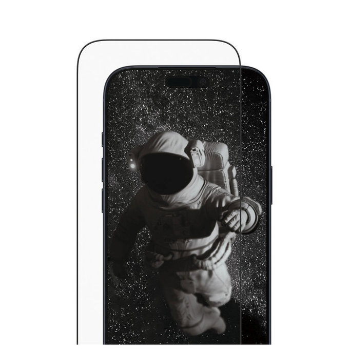Προστατευτικό γυαλί UWF Ceramic II με εφαρμογέα για iPhone 17 Pro Max, Μαύρο, PanzerGlass