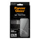 Προστατευτικό γυαλί UWF Ceramic II με εφαρμογέα για iPhone 17 Pro Max, Μαύρο, PanzerGlass
