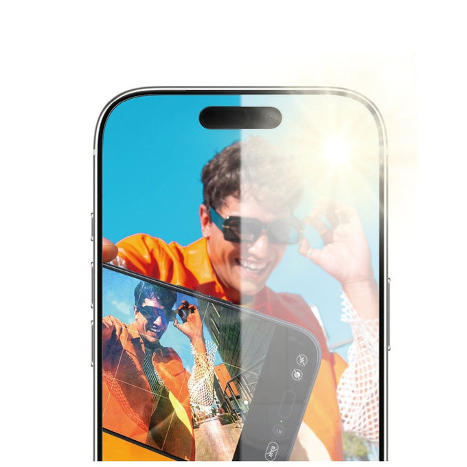 Προστατευτικό γυαλί Anti-Reflective με εφαρμογέα για iPhone 17 Pro, Μαύρο, PanzerGlass
