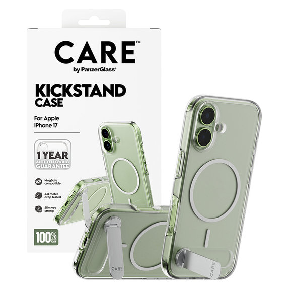 Θήκη Kickstand για iPhone 17, Διάφανο, PanzerGlass