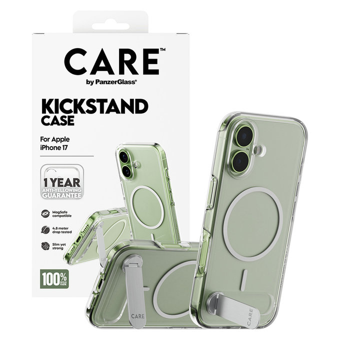Θήκη Kickstand για iPhone 17, Διάφανο, PanzerGlass