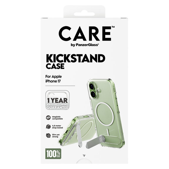 Θήκη Kickstand για iPhone 17, Διάφανο, PanzerGlass