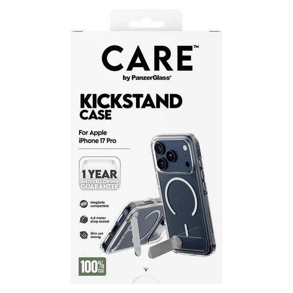 Θήκη Kickstand για iPhone 17 Pro, Διάφανο, PanzerGlass