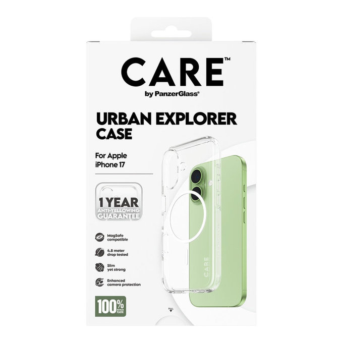 Θήκη Urban Explorer με MagSafe για iPhone 17, Λευκό, CARE