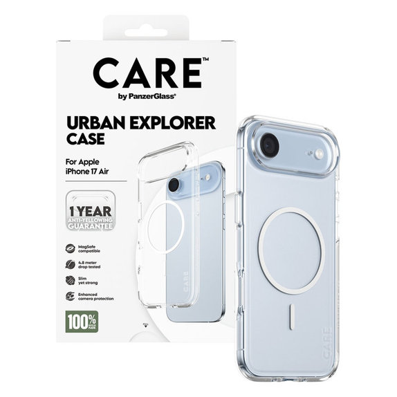 Θήκη Urban Explorer με MagSafe για iPhone Air, Λευκό, CARE