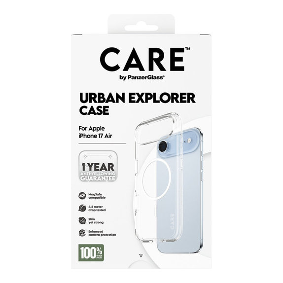 Θήκη Urban Explorer με MagSafe για iPhone Air, Λευκό, CARE