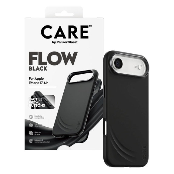Θήκη FLOW με MagSafe για iPhone Air, Μαύρο, CARE