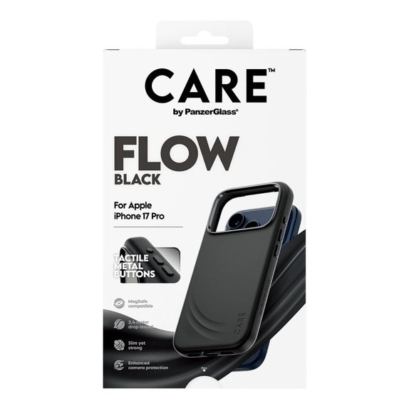 Θήκη FLOW με MagSafe για iPhone 17 Pro, Μαύρο, CARE