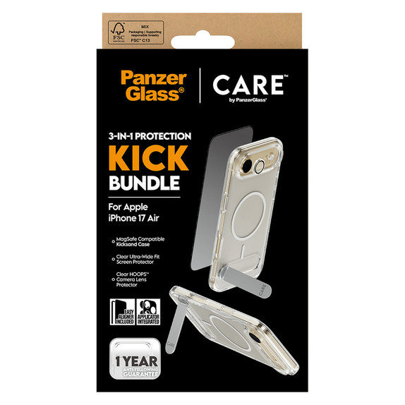 Bundle 3 σε 1 Kick για iPhone Air, PanzerGlass