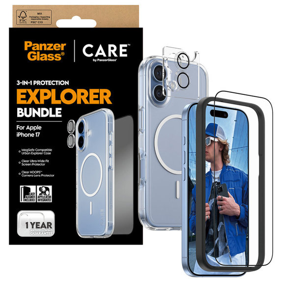 Bundle 3 σε 1 Explorer για iPhone 17, PanzerGlass
