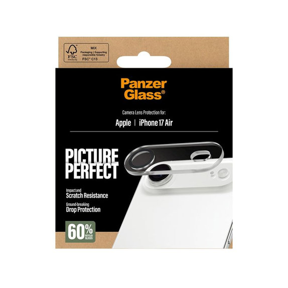 PanzerGlass - Προστατευτικό καλύμματος φακού PicturePerfect για iPhone 17 Air, διαφανές