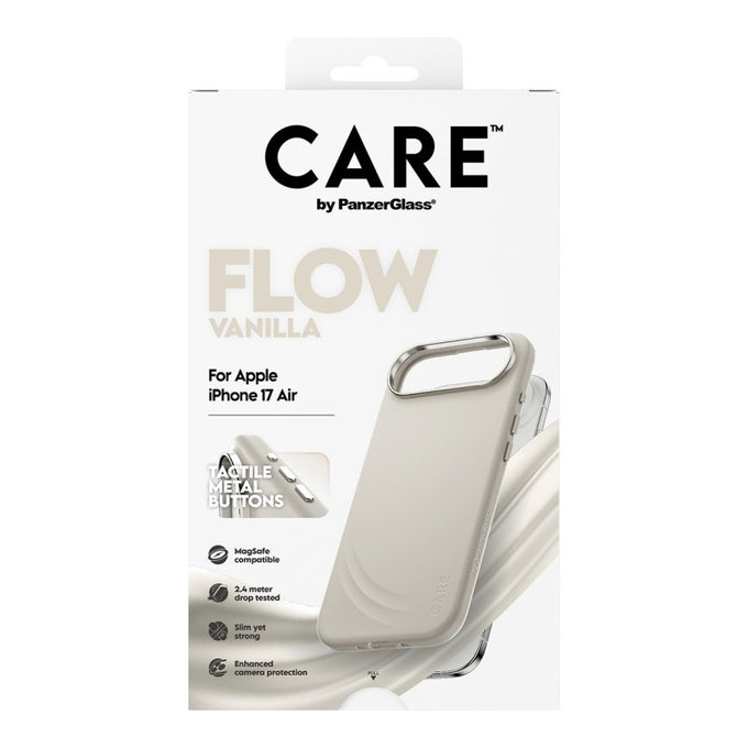 Θήκη FLOW με MagSafe για iPhone Air, Vanilla, CARE
